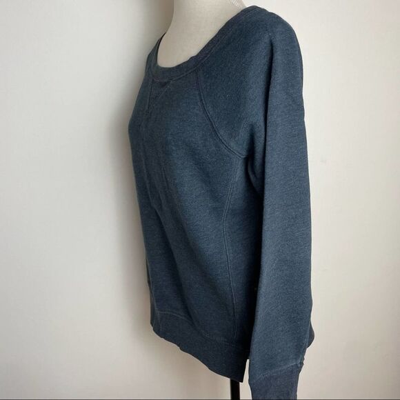 Authentic American heritage Solid Heather Gray long Sleeve Sweatshirt size L - Picture 7 of 11